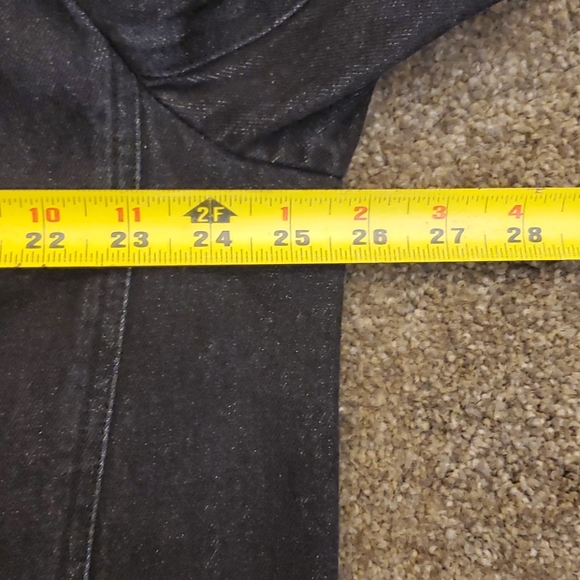 Vintage AM Studio Black Denim Jacket - Picture 10 of 16